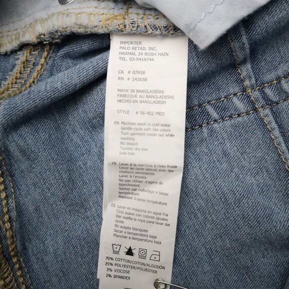 NWT Refuge Denim Rio Ladies Size 15 Mid Rise Push Up Light Wash Stretch Jeans - Picture 6 of 15